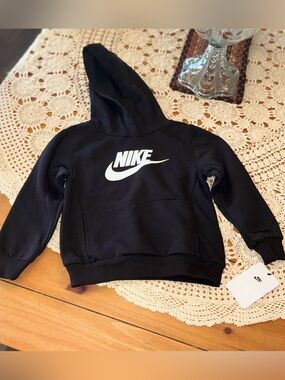 New With Tags Nike Todders Black Logo Hoodie